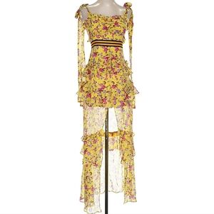 NWT For Love and Lemons Maison Floral Maxi Dress Small